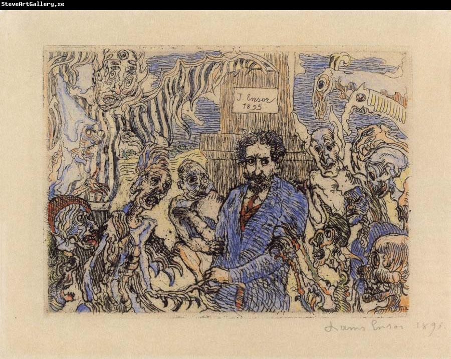 James Ensor Demons Tormenting me